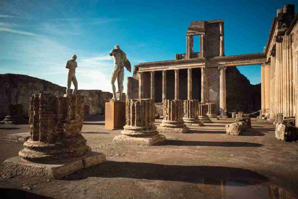 Ruins of the ancient city of Pompeii