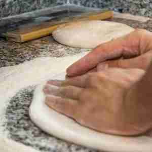 Making pizza
