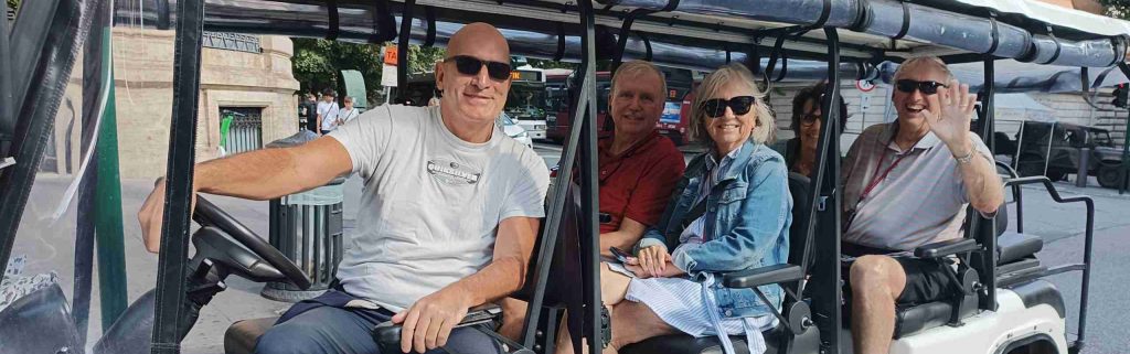 golf cart in rome