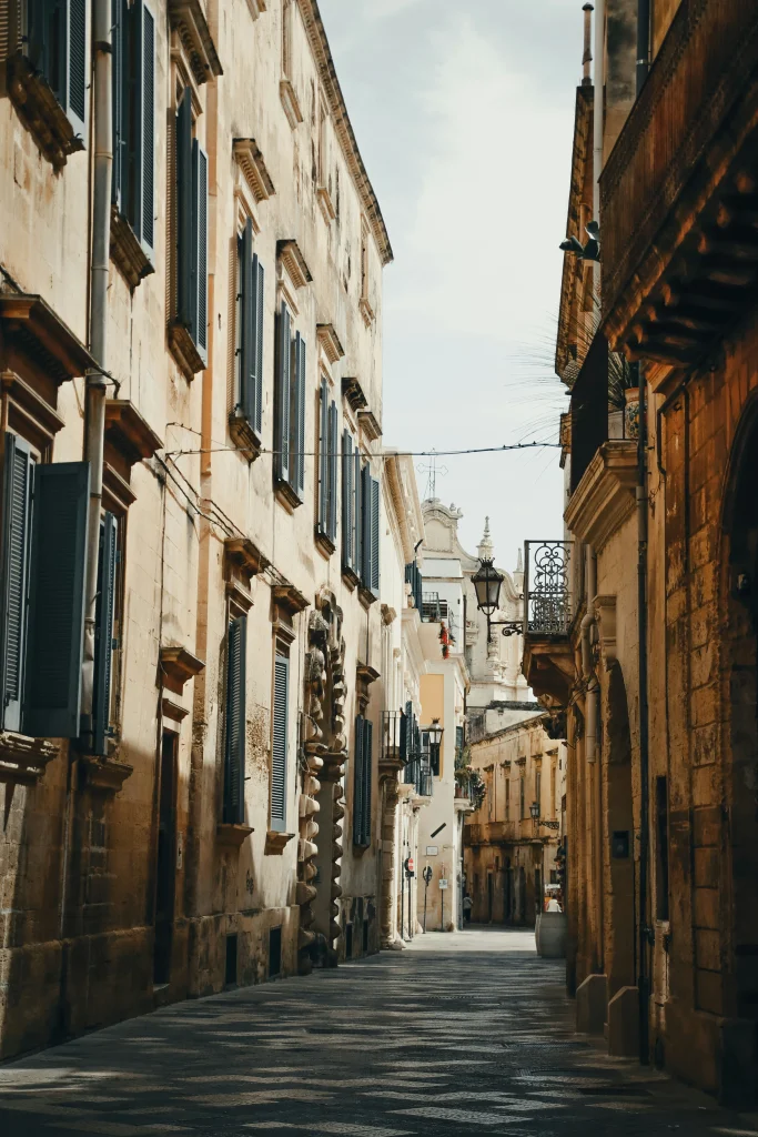 Baroque street of Lecce